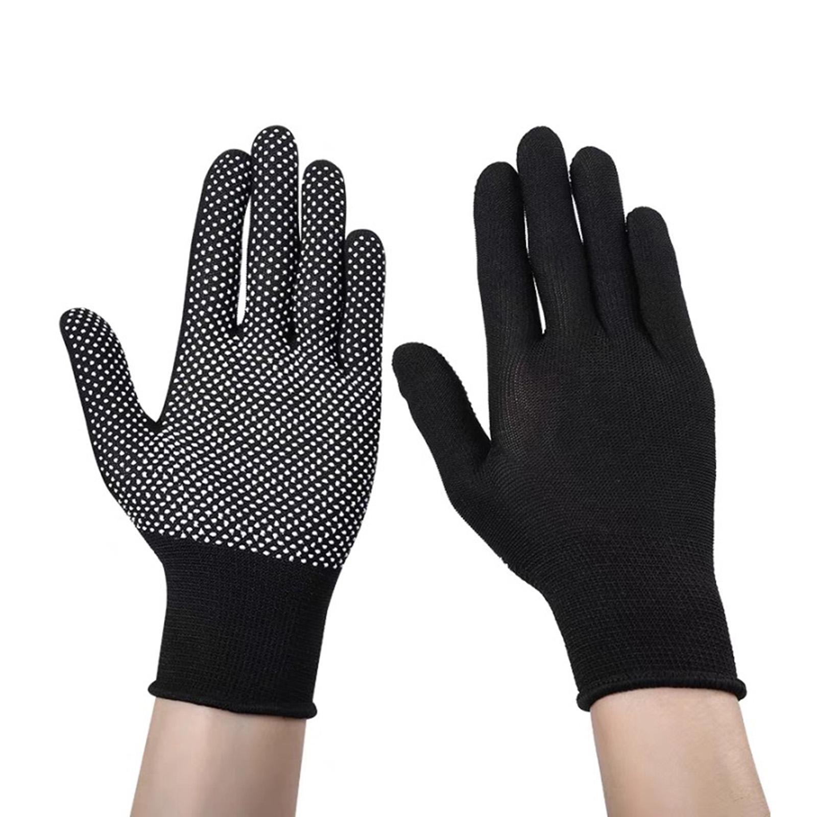 Work Gloves, Full Finger Camping Gloves, Gardening Gloves, Durable Nylon Rock Climbing Gloves Anti Slip for Industrial Factory General Purpose