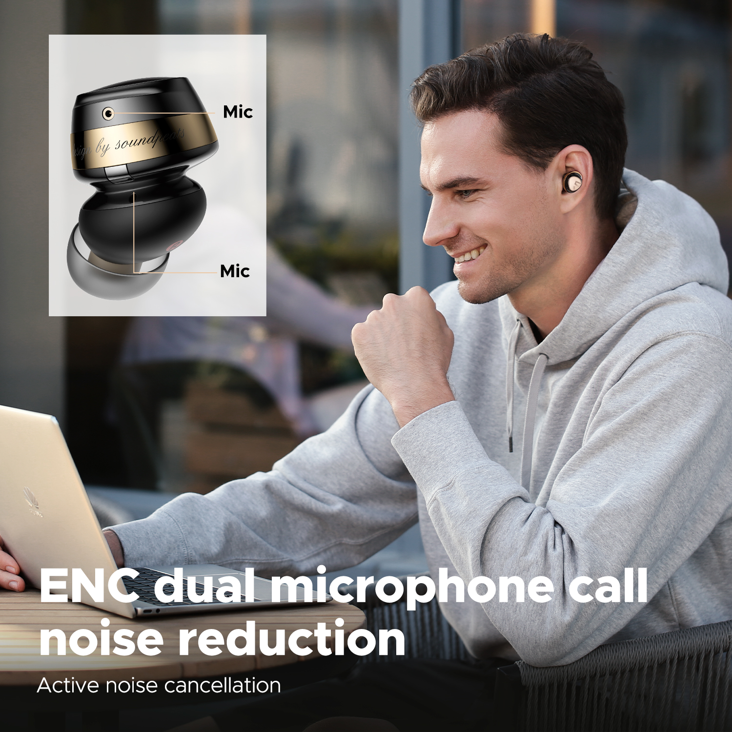 Tai Nghe True Wireless SoundPEATS Opera 05 Bluetooth 5.3 (6.3 Ω) LDAC Hires Audio - Hàng Chính Hãng