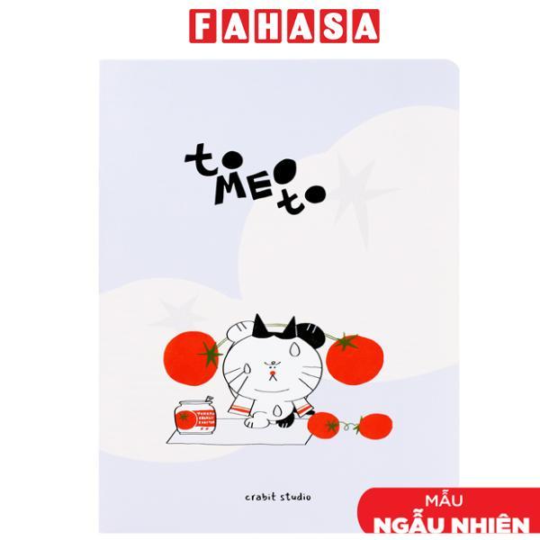Tập Tomeoto - Kẻ Ngang - 100 Trang 80gsm - Crabit Notebuck 1663 (Mẫu Bìa Giao Ngẫu Nhiên)