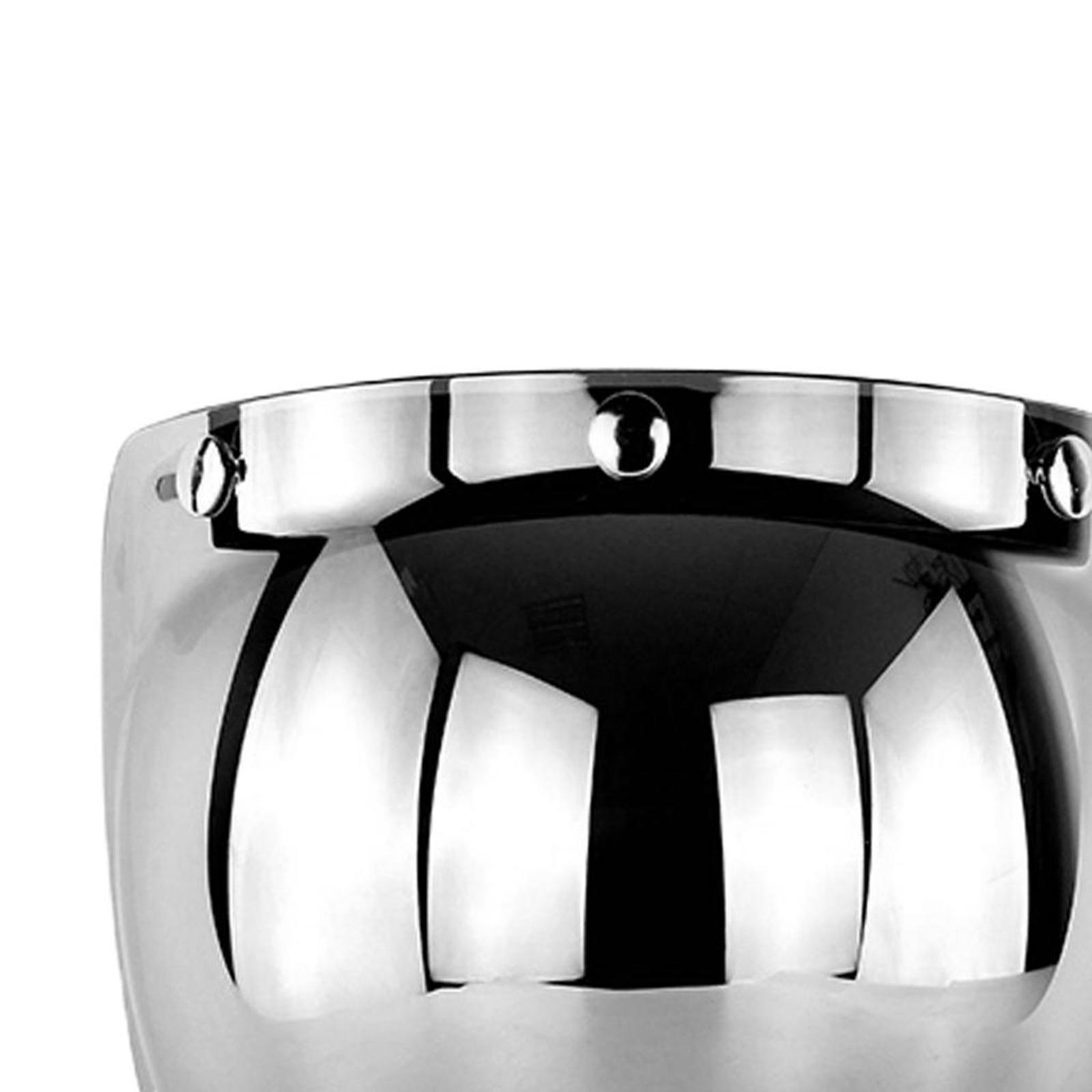 2x Open Face Visor Motorcycle Bubble Visor High Stength PC Lens