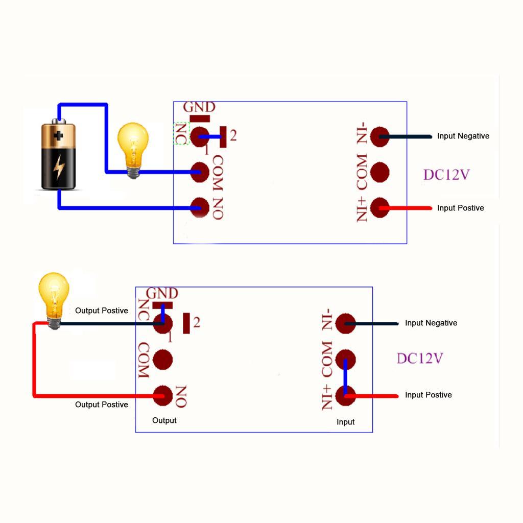 12V Learning Remote Control Switch Unit With Single Bottom Controller 315Mhz Receiver module with Circuit Diagram
