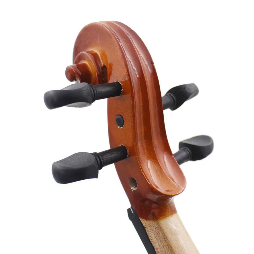 Natural Wood 3/4 Violin Fiddle Violin Bow Rosin Carring Bag Set for Gift