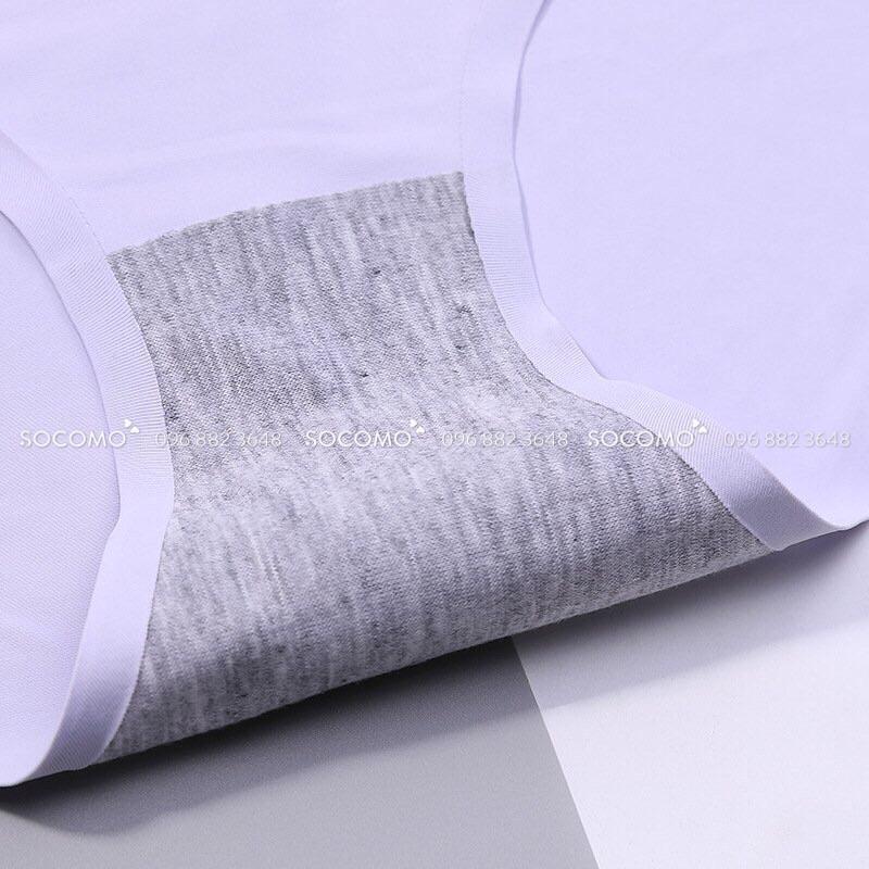 Quần Lót Nữ Đúc Su thun lạnh cao cấp không viền mềm mại kháng khuẩn Socomo Hàng loại 1, chất đẹp giá tốt - 100% ảnh