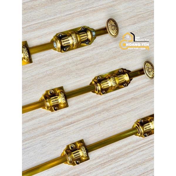Chốt cổng bằng đồng, chốt cửa bằng đồng thau 40cm - 60cm T&D