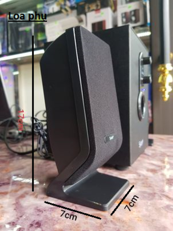 Loa vi tính Sylus LTB-2.1SPKR: Có Bluetooth, tiếng hay