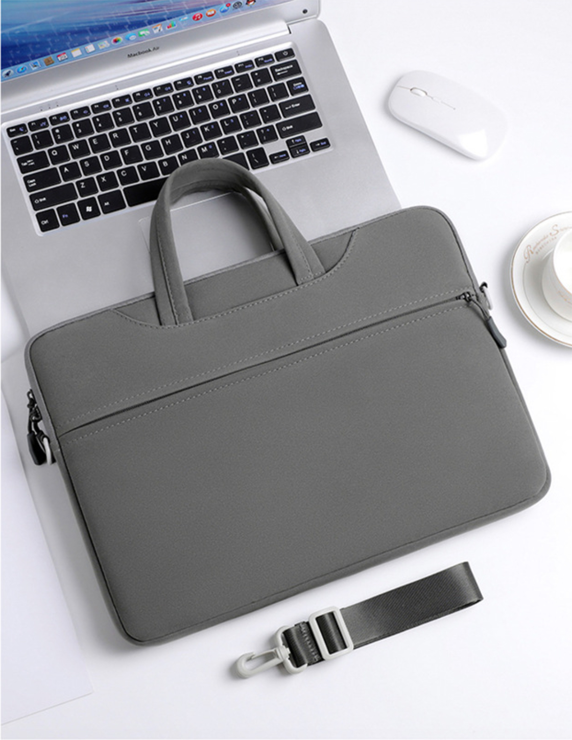 Túi xách chống sốc laptop máy tính surface, túi công sở nam nữ đeo chéo cặp đựng laptop