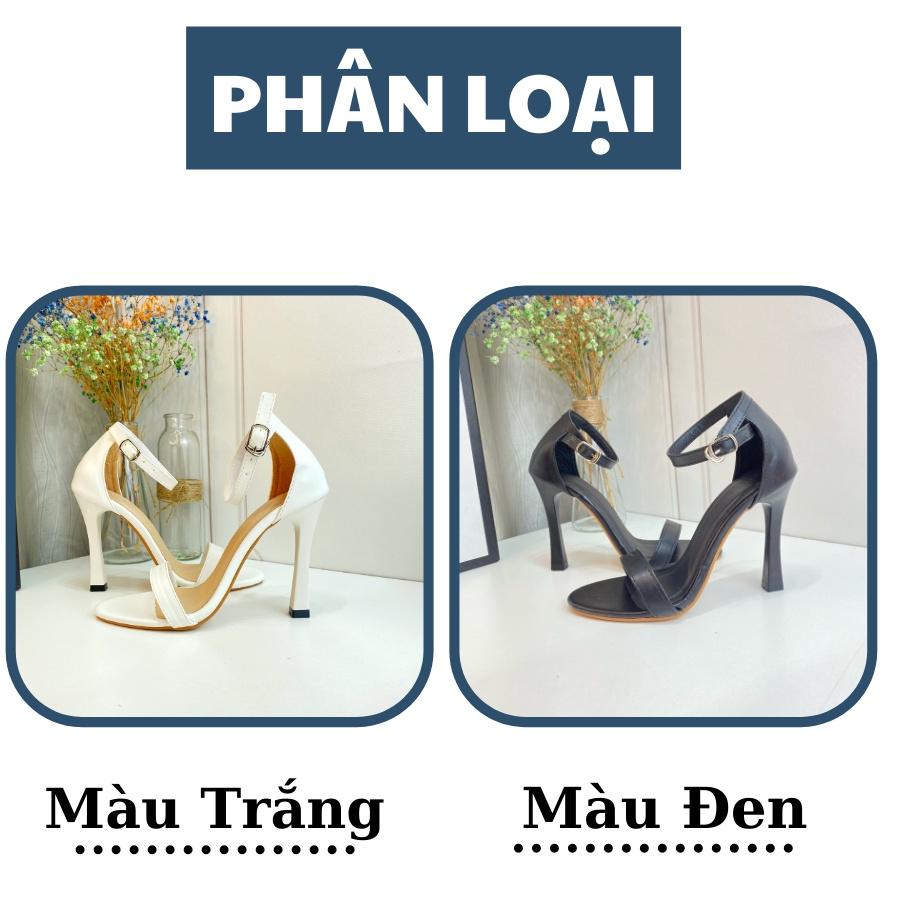 Sandal nữ cao gót bít hậu, guốc nữ gót nhọn cao 7P và 11p