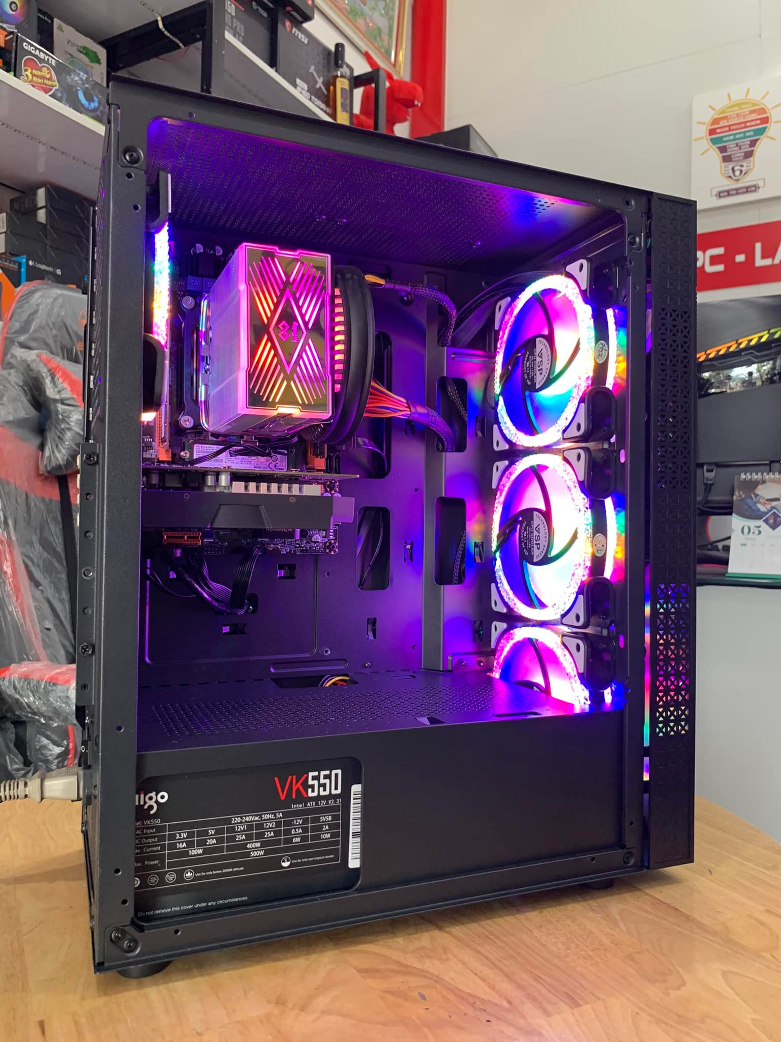 Vỏ Case Infinity Shika 2022 ATX Gaming - Hàng Chính Hãng