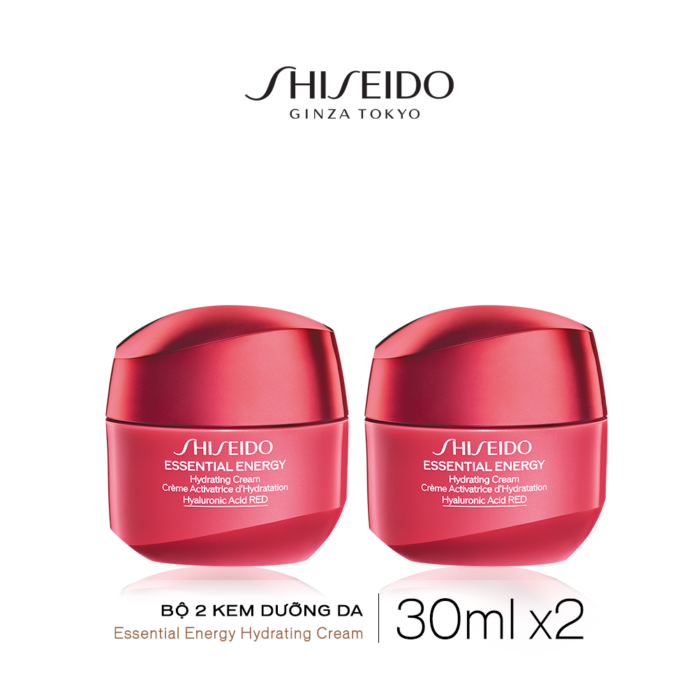 [Special Set] Bộ 2 Kem dưỡng da Shiseido Essential Energy Hydrating Cream 30ml