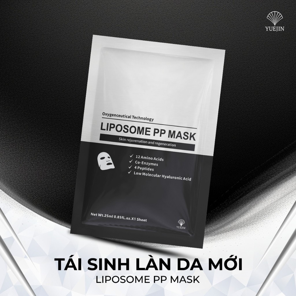Mặt Nạ YUEJIN Liposome PP Mask 25ml hạn 2027 Tái Tạo Đa Tầng Làn Da Nuôi Dưỡng Tế Bào, Phục Hồi Nhanh, Cấp Ẩm