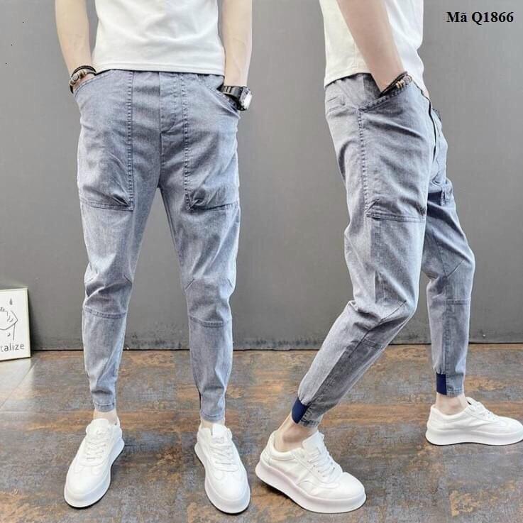Quần jean nam phong cách thời trang cao cấp King168 , quần jeans cao cấp nam Q31