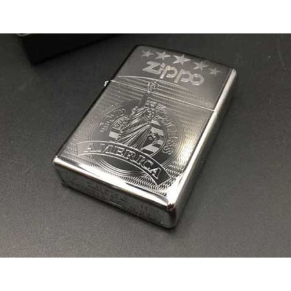 Bật Lửa ZIPPO KHẮC NỮ THẦN TỰ DO 04 – ZIPPO 250.NTTD04