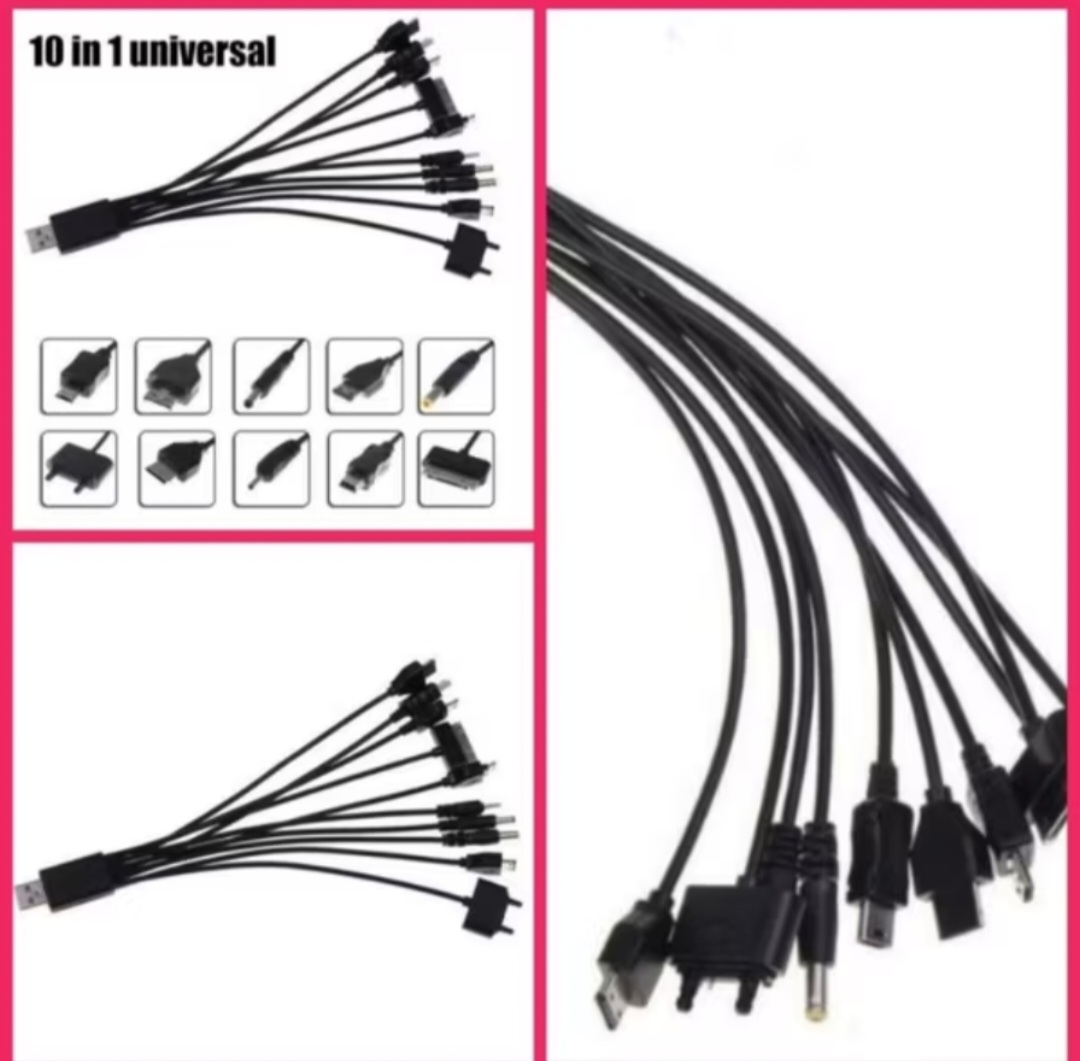 1 CÁI DÂY CÁP KẾT NỐI CHIA 10 ĐẦU KẾT NỐI ĐA CHỨC NĂNG THUẬN TIỆN CHO MỌI NHÀ