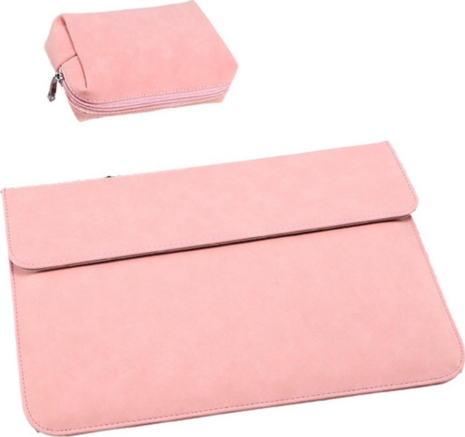 Bao da, túi da, cặp da chống sốc cho macbook, laptop, surface kèm ví đựng phụ kiện