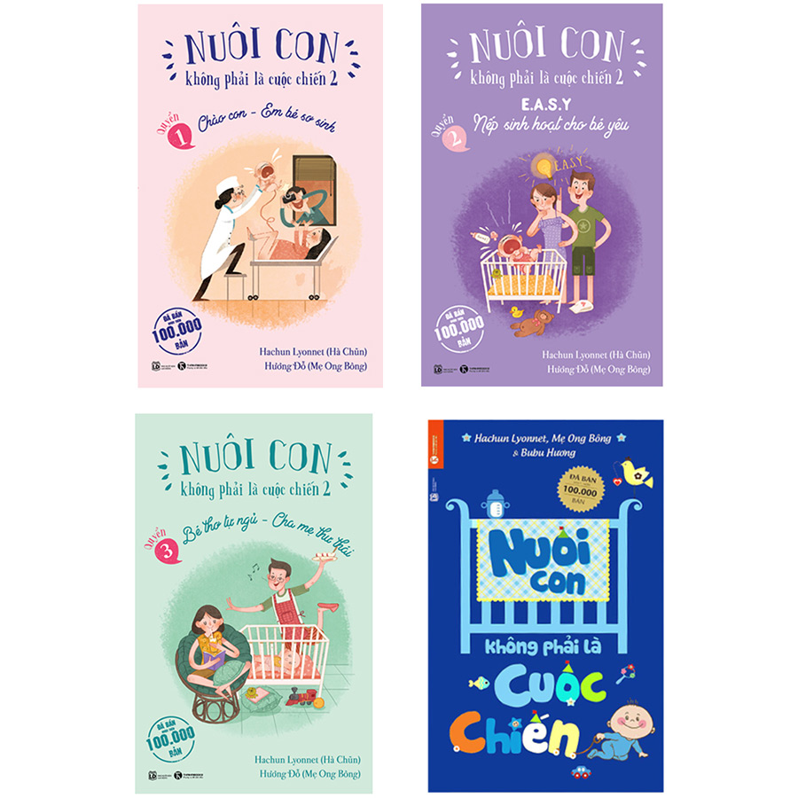Combo 4 Cuốn Bộ Sách: Nuôi Con Không Phải Là Cuộc Chiến