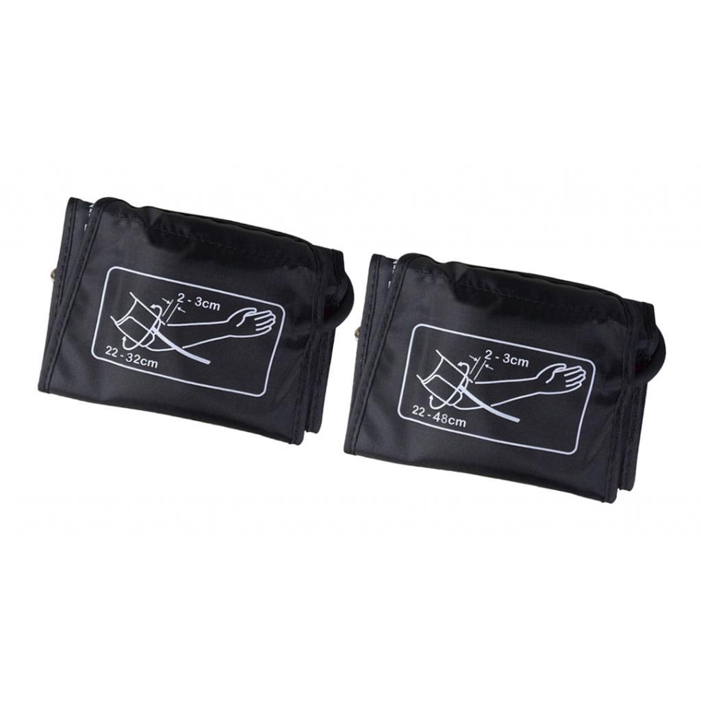 2x Adult Size Blood Pressure Cuff Sleeve With Tube Blood Pressure Monitors