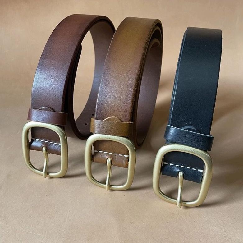 Thắt Lưng_Dây Nịt Nam TM112 Da Bò Nhập Khẩu Chất Lượng Cao Khóa Đồng Đúc Bản 3.8cm Bảo Hành Ba Năm