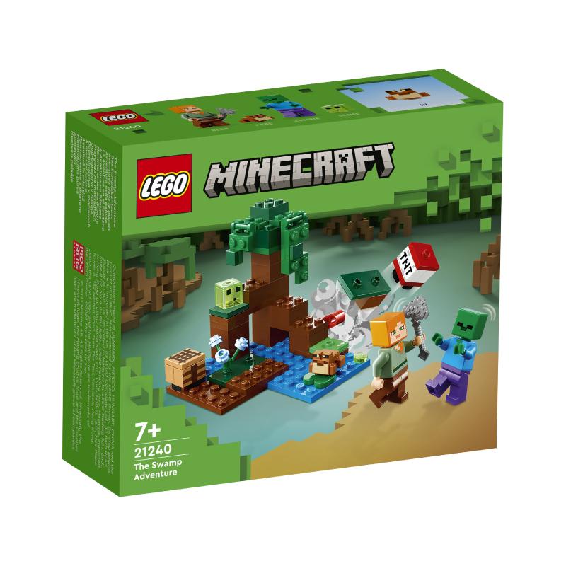 Đồ Chơi Lắp Ráp LEGO Minecraft Cuộc Phiêu Lưu Đầm Lầy Huyền Bí 21240 (65 chi tiết)