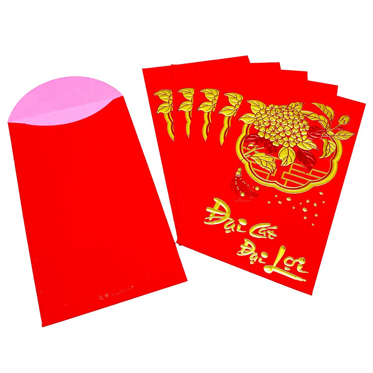 Bộ 6 Bao Lì Xì - WanLongDa YT2511-11 - Đại Cát Đại Lợi