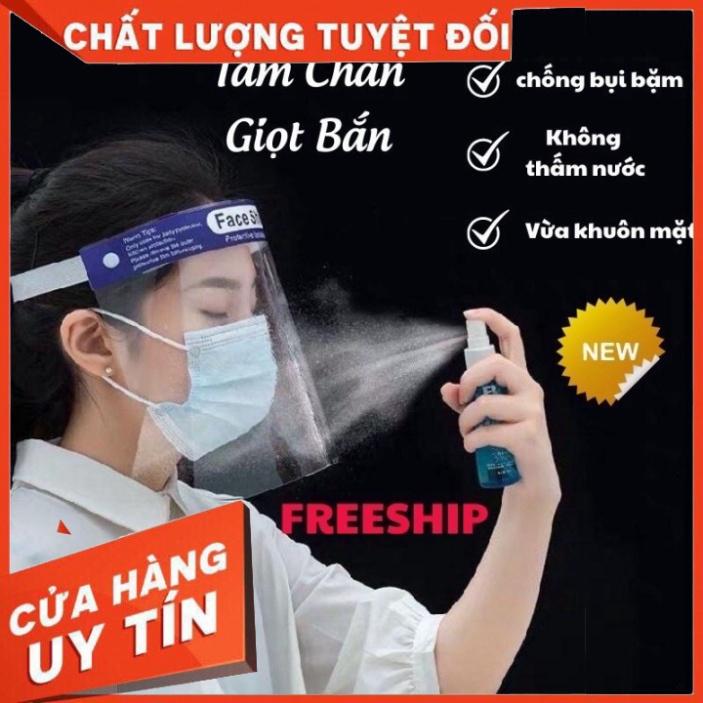 SIÊU SALE Tấm chống giọt bắn chống bụi , kính chống dịch mềm mại dễ sử dụng Face shield SIÊU SALE