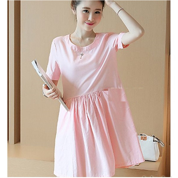 ĐẦM BẦU THÔ HỒNG NHẸ NHÀNG DR965