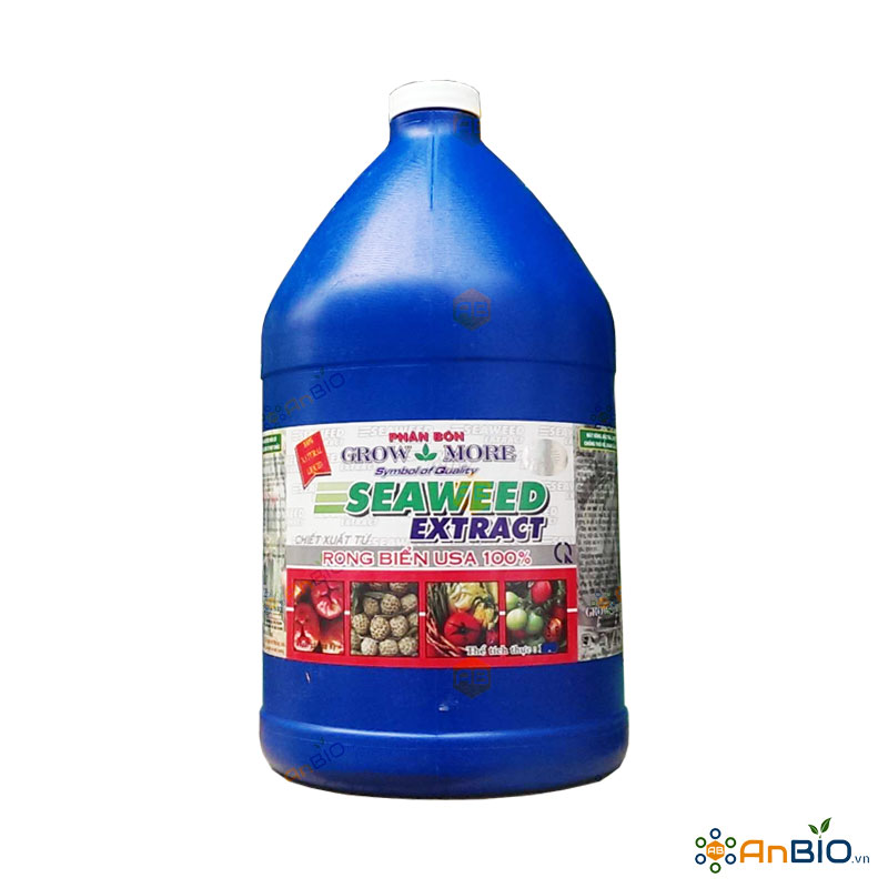 Phân Bón Hữu Cơ Growmore SEAWEED EXTRACT Can 3.8 Lít Chiết Xuất Rong Biển