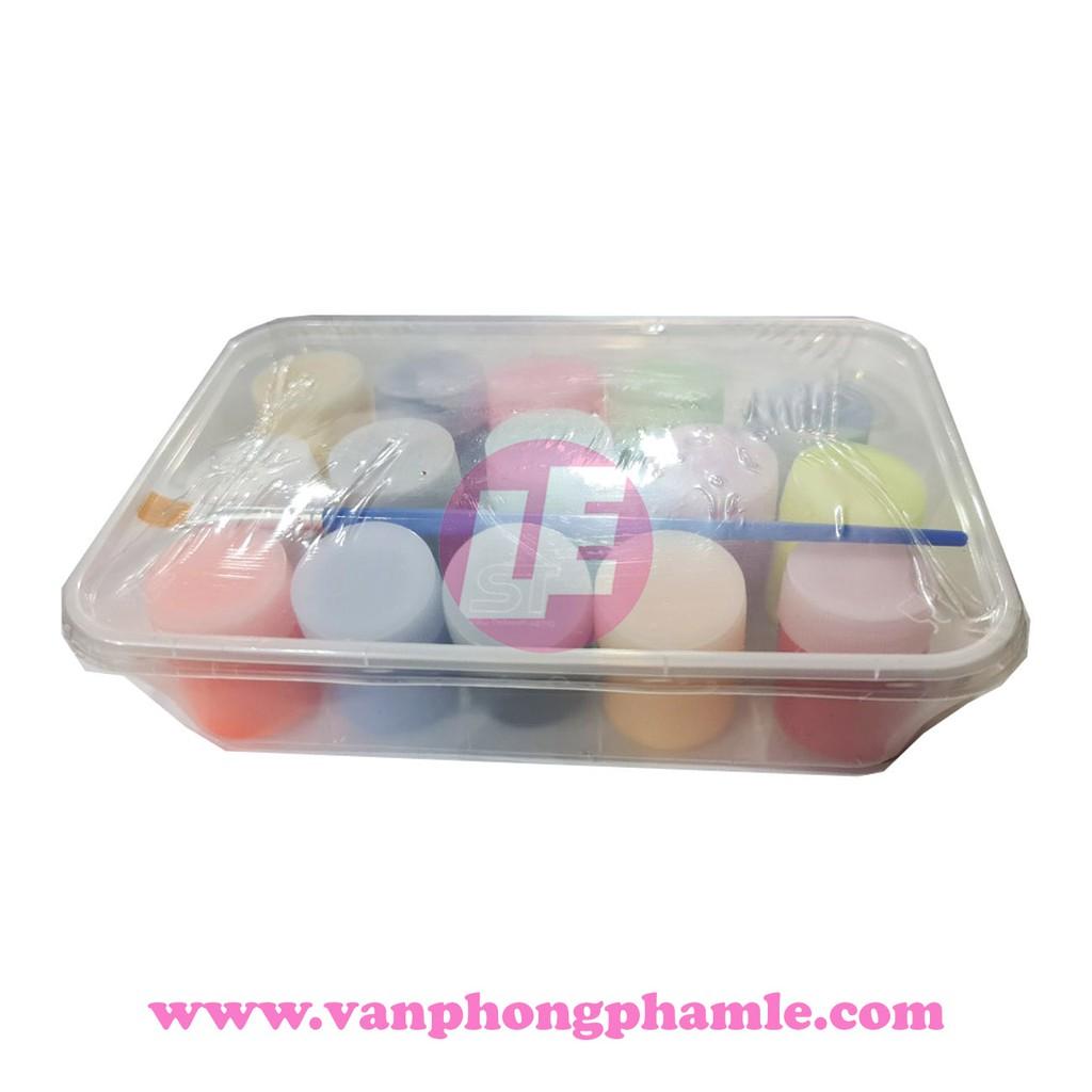 Bộ màu nước phổ thông 15 màu có kèm cọ