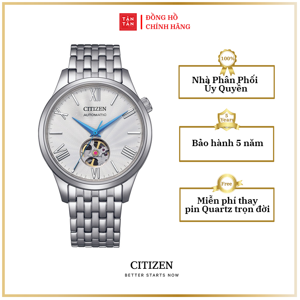 Đồng Hồ Nam Citizen Mechanical NH9130-84A 40mm