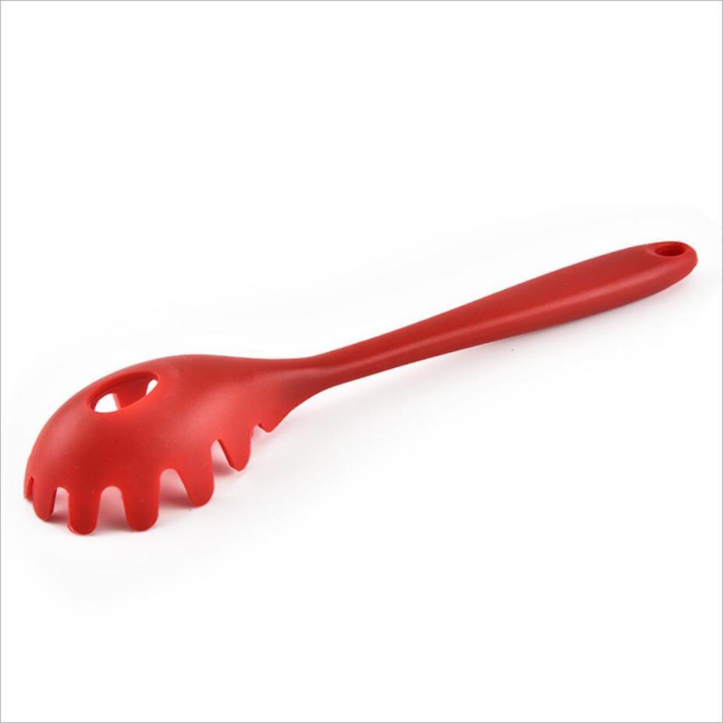 Silicone Pasta Fork Spaghetti Spoon Server Tongs Noodles Fork