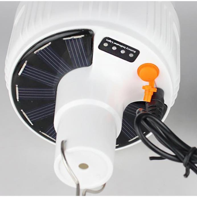 Đèn tích điện Đèn năng lượng mặt trời công suất 100W -5 chế độ sáng-có điều khiển từ xa