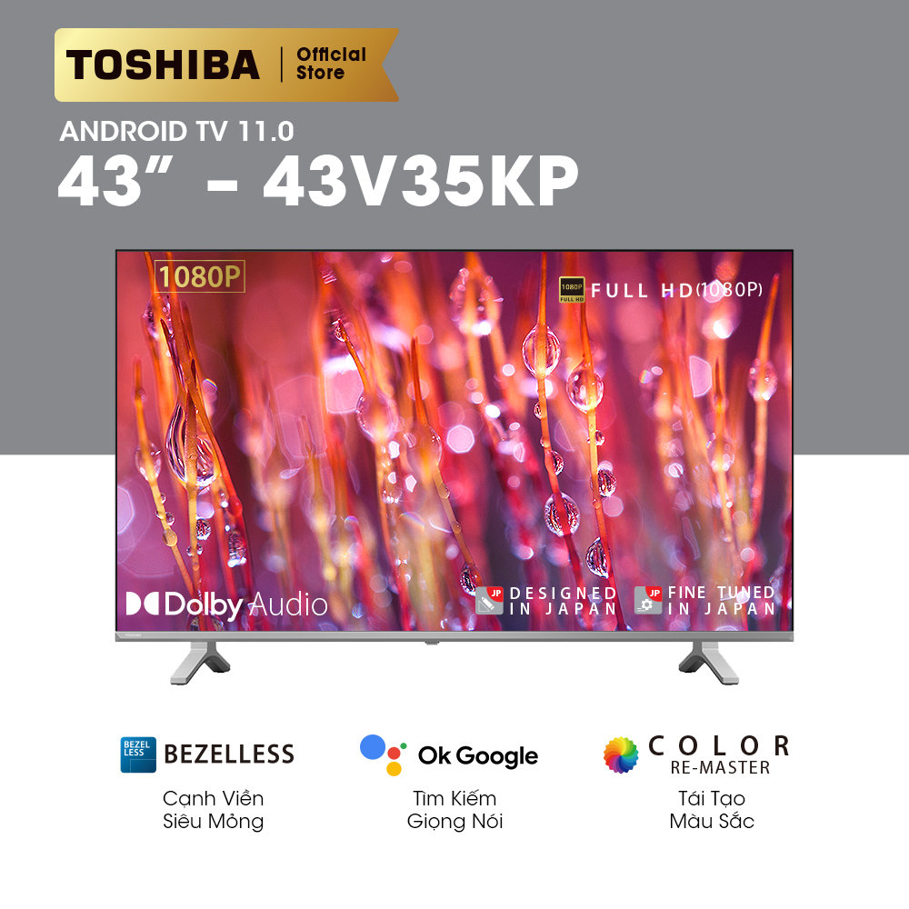 SMART TV FHD TOSHIBA 43 inch (43V35KP) - Hàng Chính Hãng