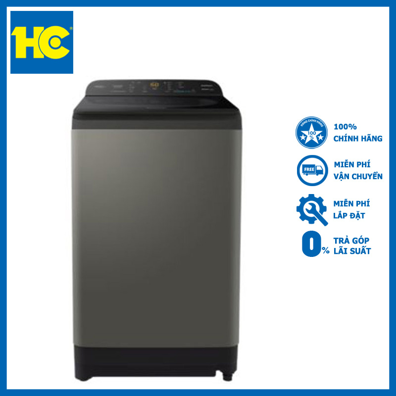 Máy giặt Panasonic 10 kg NA-F100A9DRV lồng đứng- Hàng chính hãng - Giao tại Hà Nội và 1 số tỉnh toàn quốc