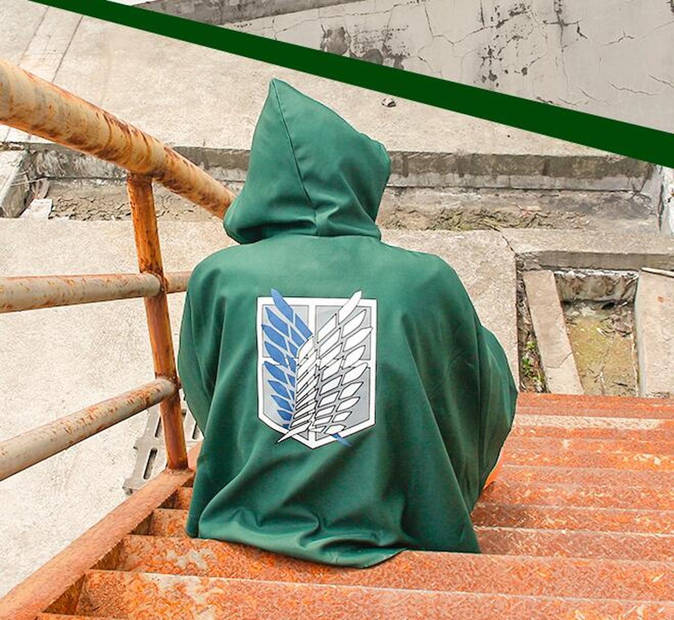 CỰC VÍP - Áo choàng cosplay đội trinh sát - Anime Attack on Titan có sẵn