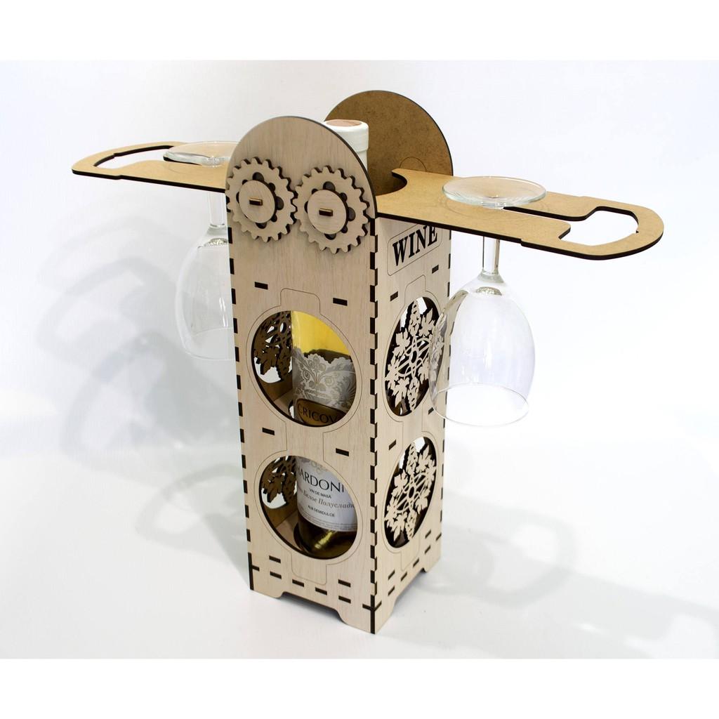 Hộp đựng chai trang trí J27