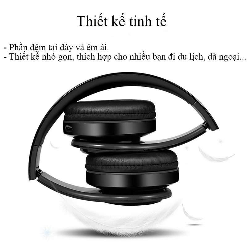 Tai Nghe Bluetooth B-39 Không Dây Có Thể Gập Lại Với Mic Hỗ Trợ Thẻ TF