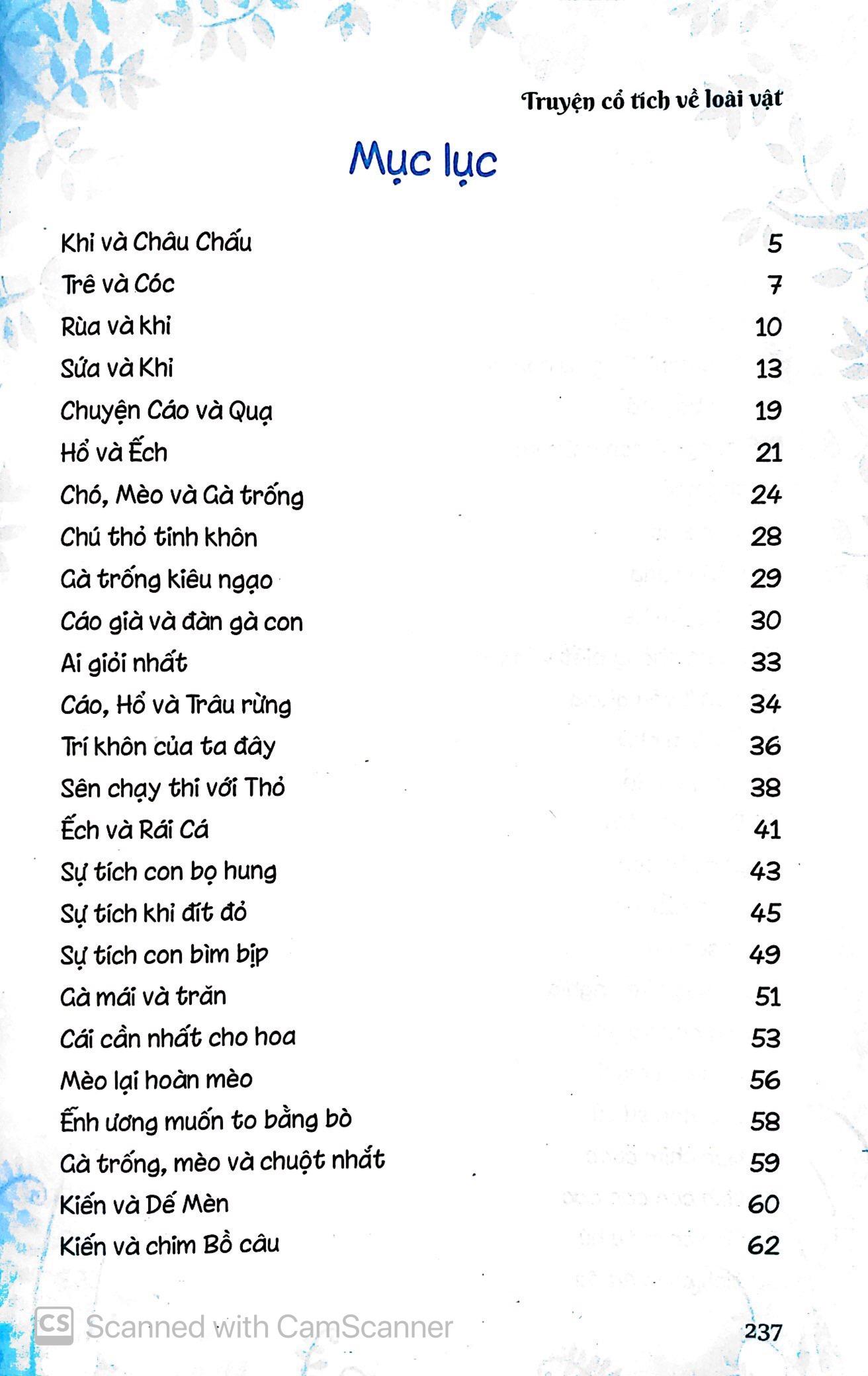 Truyện Cổ Tích Về Loài Vật