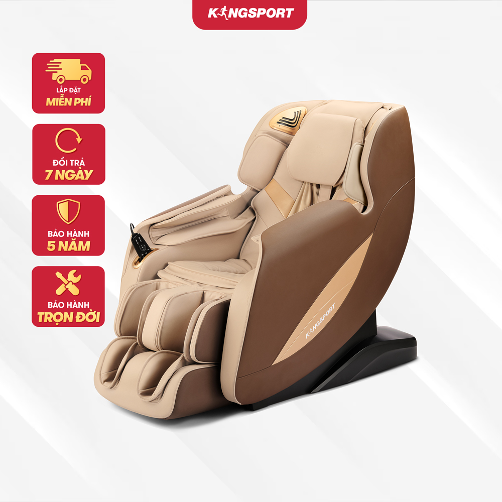 Ghế massage toàn thân cao cấp Kingsport G72 - Brown Soil