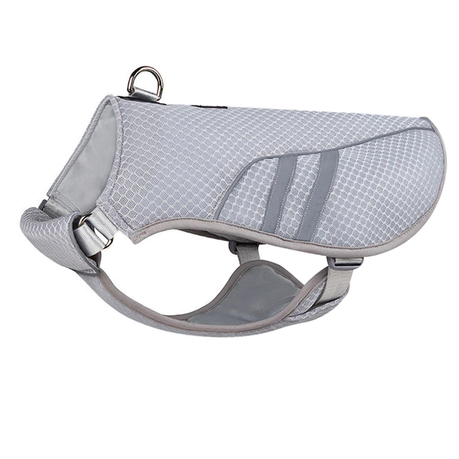 Dog Cooling Vest Harness Reflective Adjustable for Hunting Training upplies S