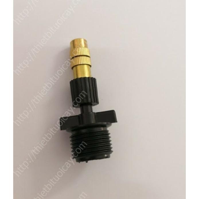 Béc phun sương 1 hướng đồng 8mm lắp đường ống 8 hoặc 21mm