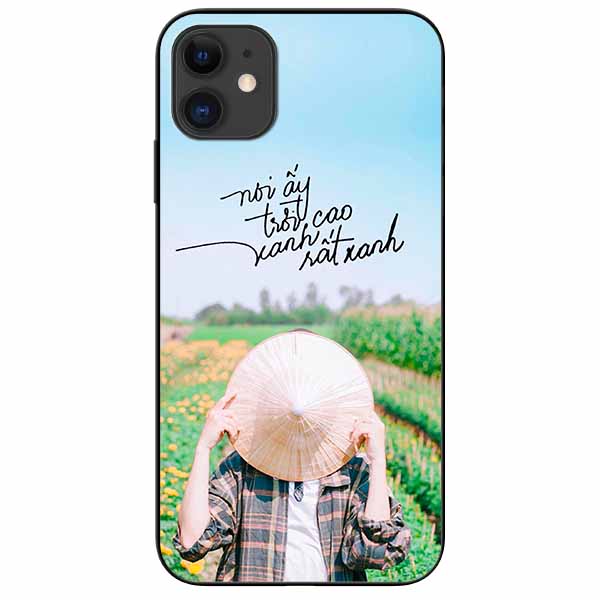 Ốp lưng in cho Iphone 11 Mẫu Lấy Nón