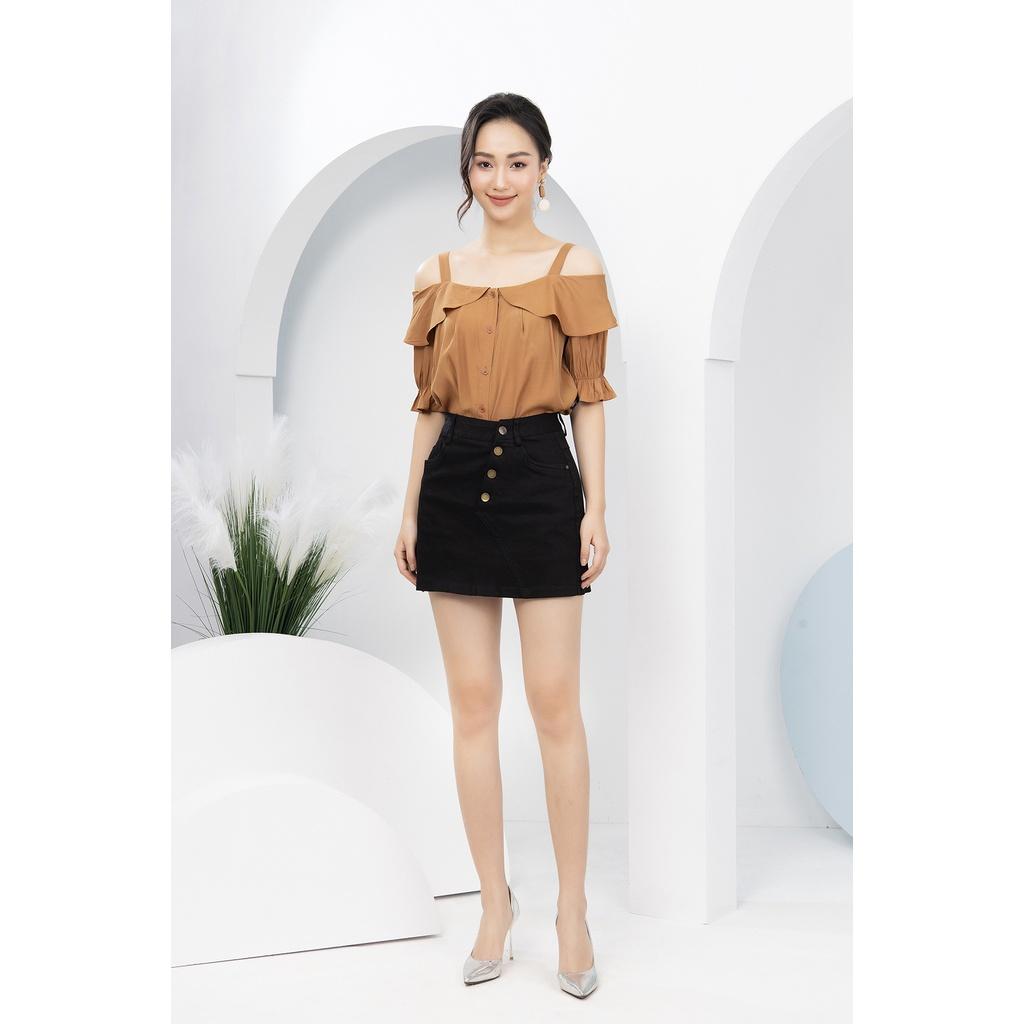 Áo Hai Dây Trễ Vai LUPERI LFSM1148 Kiểu Dáng Trẻ Trung Thời Thượng Phù Hợp Đi Chơi Đi Dạo Phố
