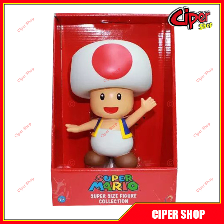 Mô hình nấm Toad - Mô hình Mario - Figure Toad Mario