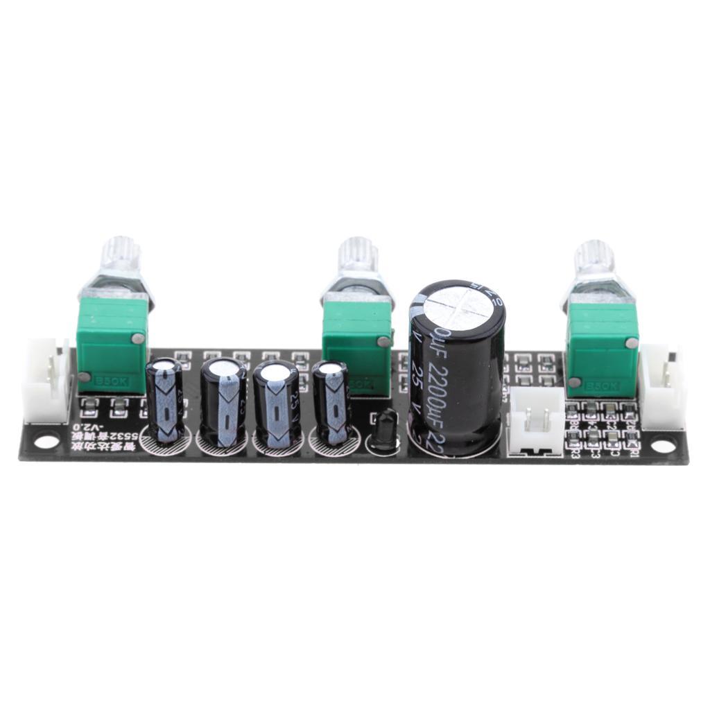 3pcs Preamp board Bass Treble Volume Control Board