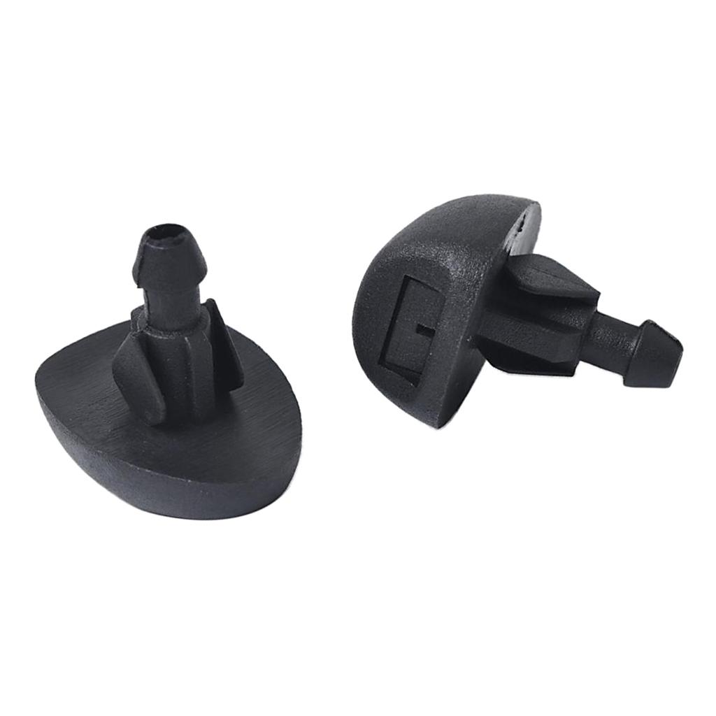 2PCS Windshield Wiper Water Spray Jet Washer Nozzles for Citroen Peugeot