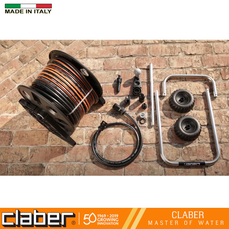 Cuộn vòi tưới cây dạng xe dẩy 30m Kit Pronto Claber 8864
