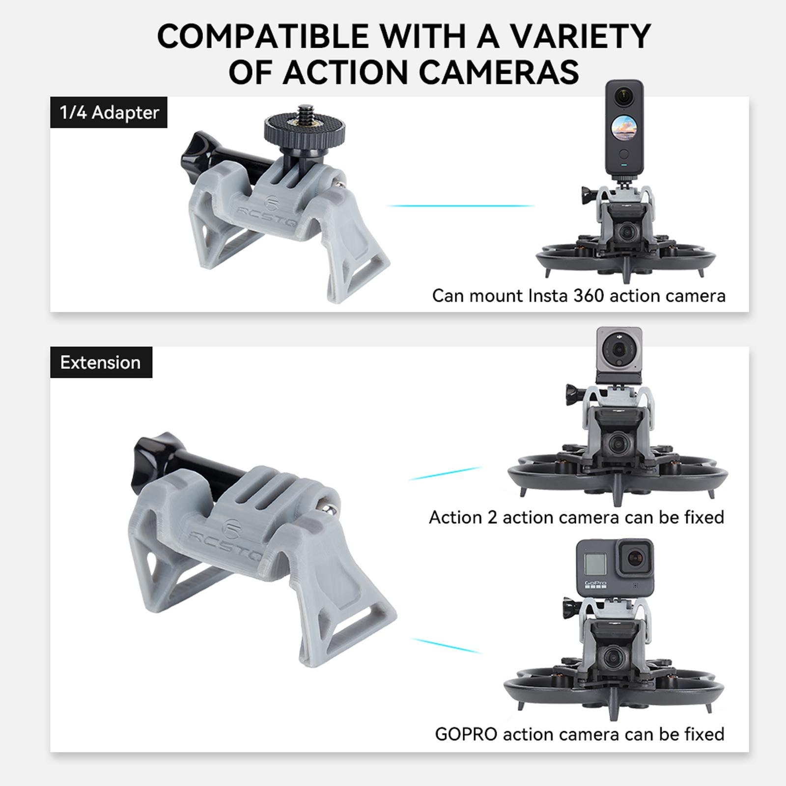 Giá đỡ cho Giá đỡ mở rộng Insta 360 X3 cho máy ảnh DJI Avata /GoPro 11/Insta360/DJI Action 2 Màu sắc: combo1