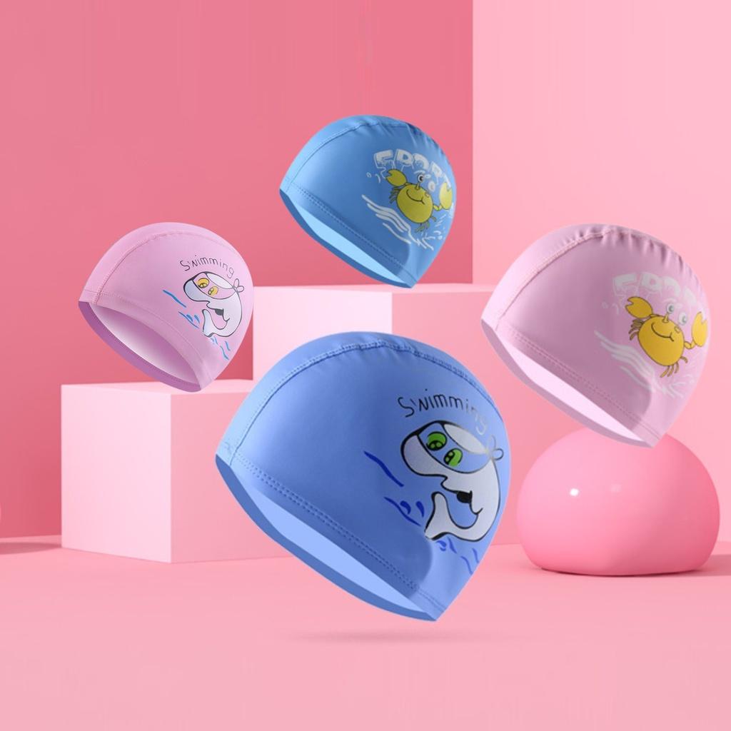 Set 4 Phụ Kiện Bơi Cho Bé 3-10 Tuổi Mũ Bơi, Kính Bơi, Nút Bịt Tai Và Túi Đựng Đồ