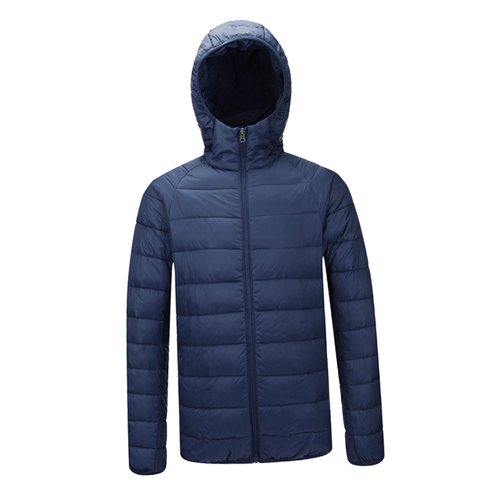 Men's Winter Ultralight Duck Down Jacket Puffer Coat