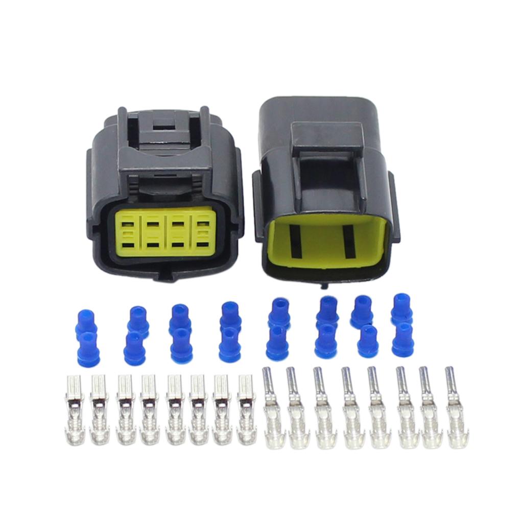 8 Way Sealed Waterproof Connector for Car Boat Motorcycle Wired Plug