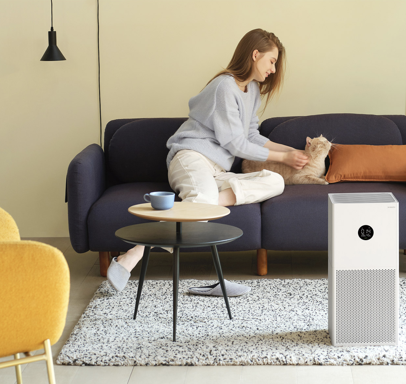 Máy Lọc Không Khí Xiaomi Air Purifier 4 Lite - Bản Quốc Tế Lọc Bụi Mịn Kết Nối App Phù Hợp Không Gian 45 m2 - Hàng Chính Hãng